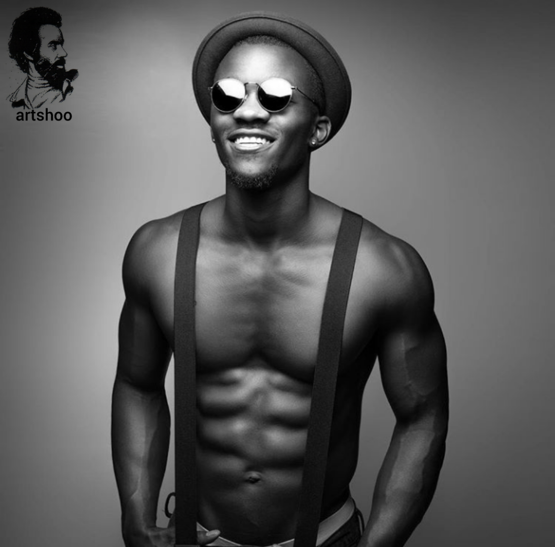 مدل پرتره سیاه قلم